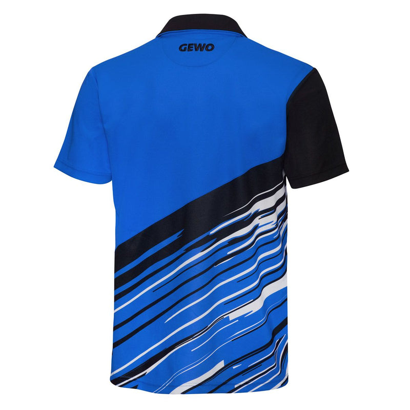 Gewo shirt Linares blue/black