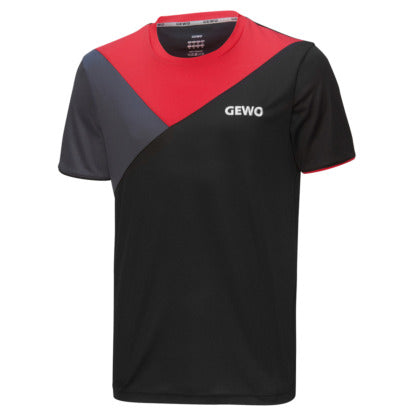 Gewo T-Shirt Toledo zwart/rood