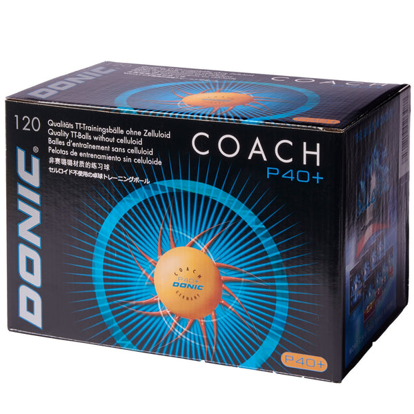 Donic Ball Coach P40+ **orange (120)
