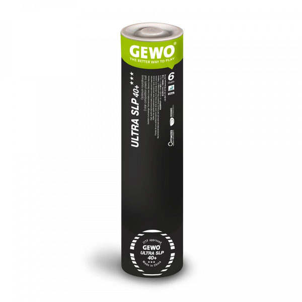 Gewo Balls Ultra SLP 40+*** tube(6) white