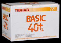 Tibhar Ball Basic 40+ SL white (72)