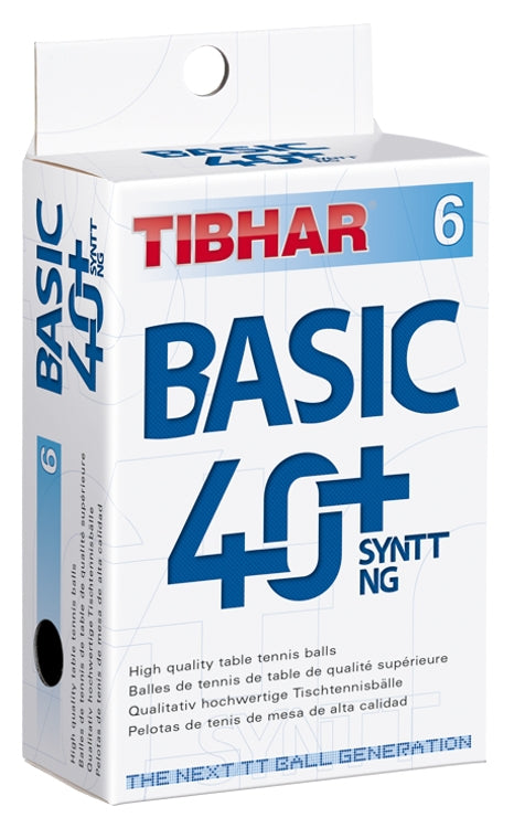 Tibhar Ball Basic 40+ SYNTT NG white (6)
