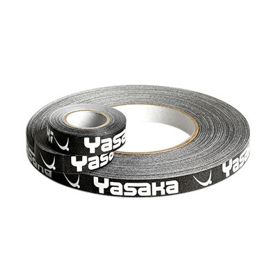 Yasaka Zijkantband 12mm/50 mtr. zwart/wit