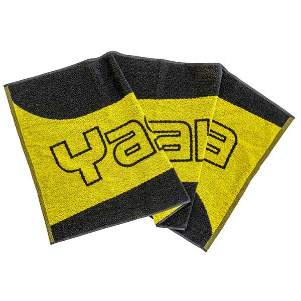 Yasaka Handdoek Yellow River zwart/geel