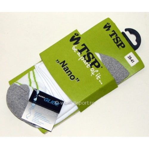 TSP Socks Nano white/grey/green