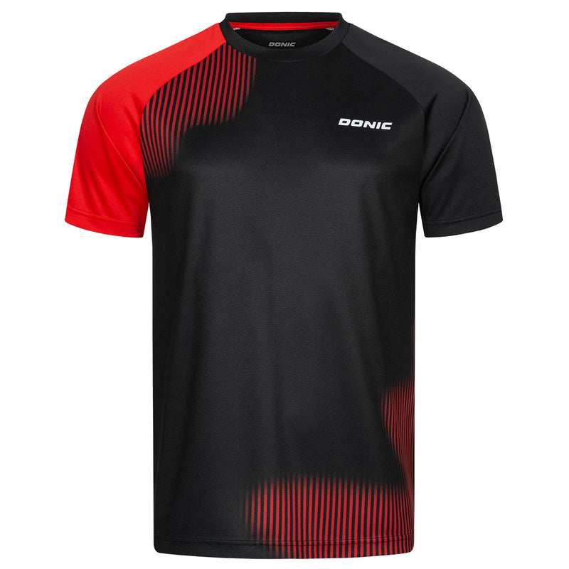 Donic T-Shirt Peak Junior black/red